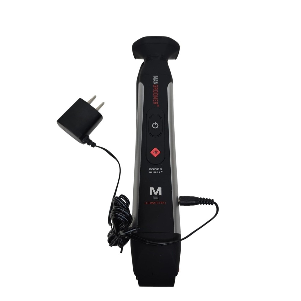 Mangroomer Ultimate Pro Back Shaver Trimmer Black Rechargeable W/Charger